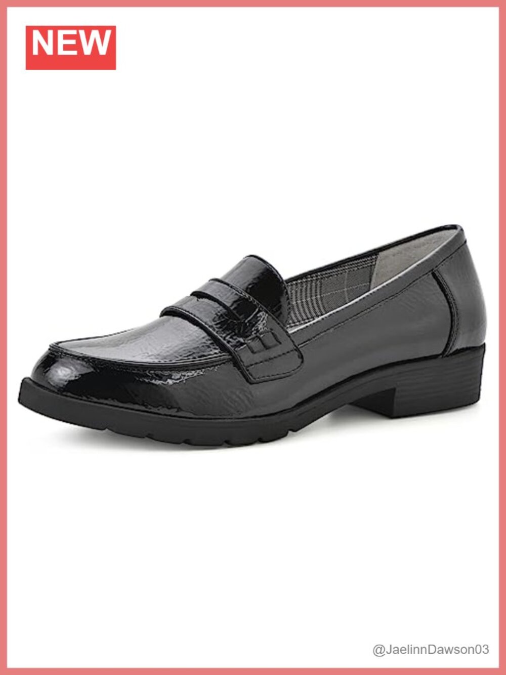 Women's Classic Penny Loafer Flats with Cushioned Insole